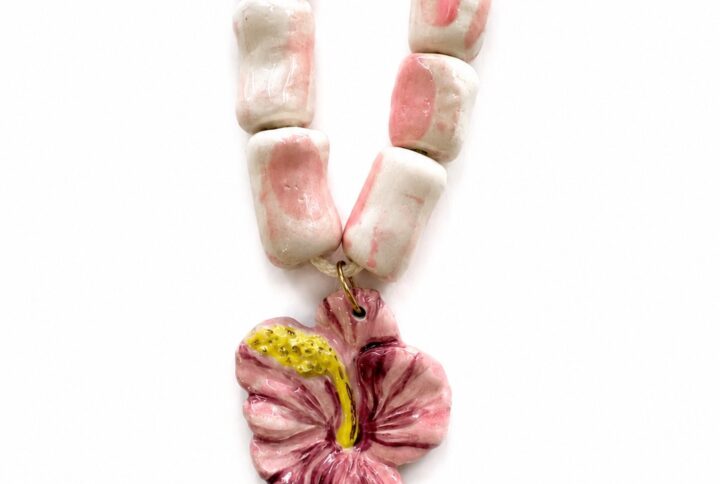 collar hibisco rosa eleven 2