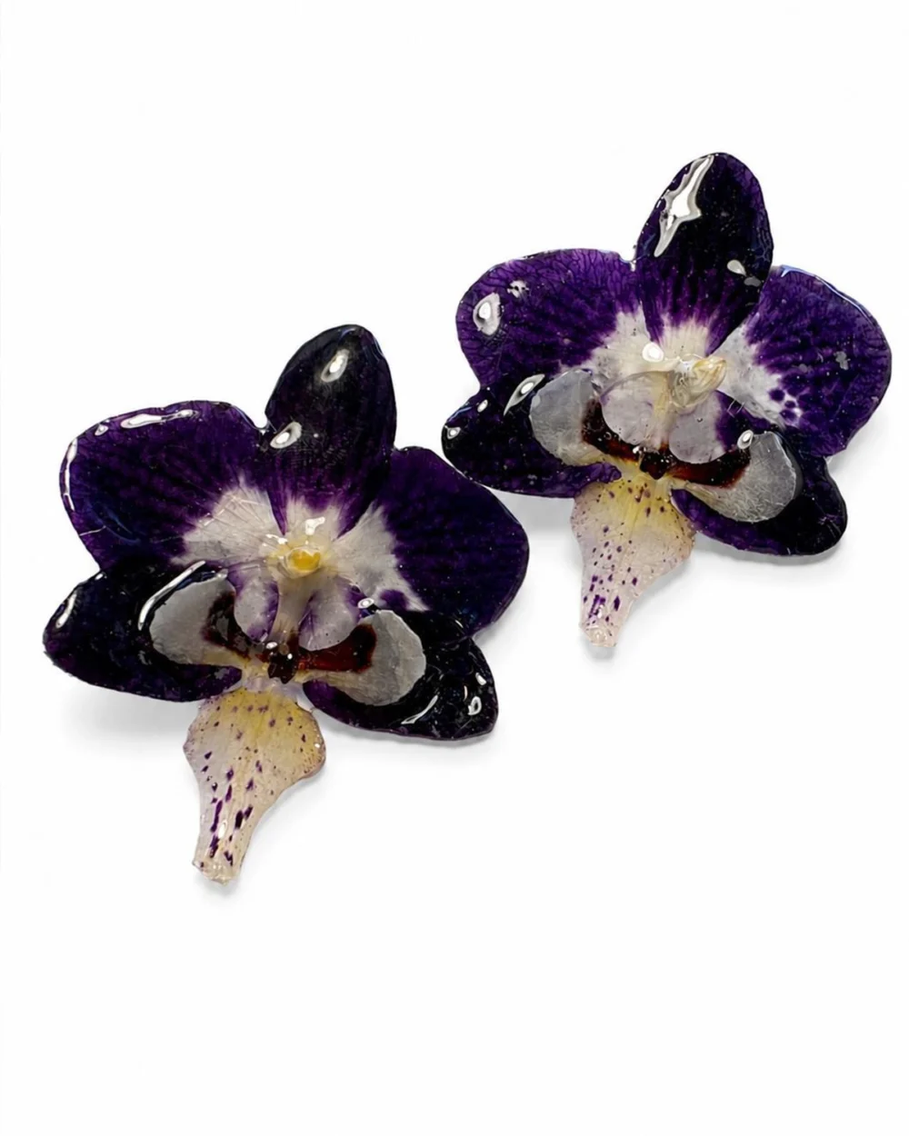 Pendientes Orquídea