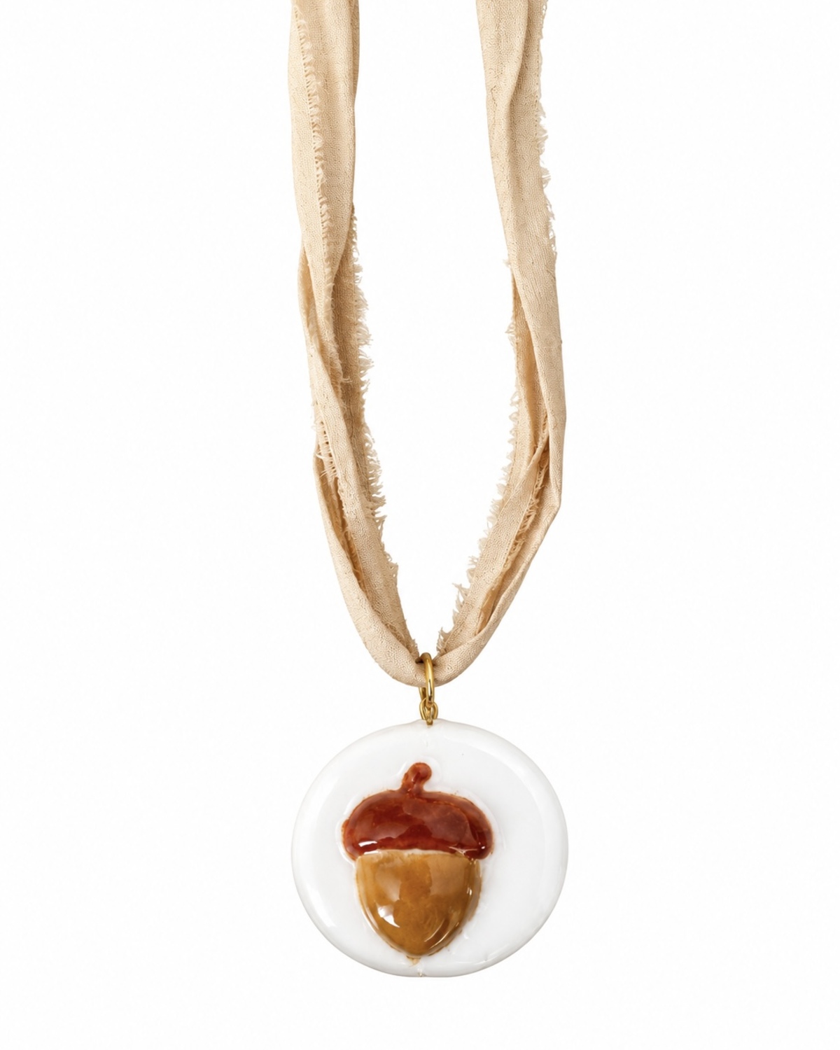 colgante-ceramica-bellota-cinta-seda-eleven