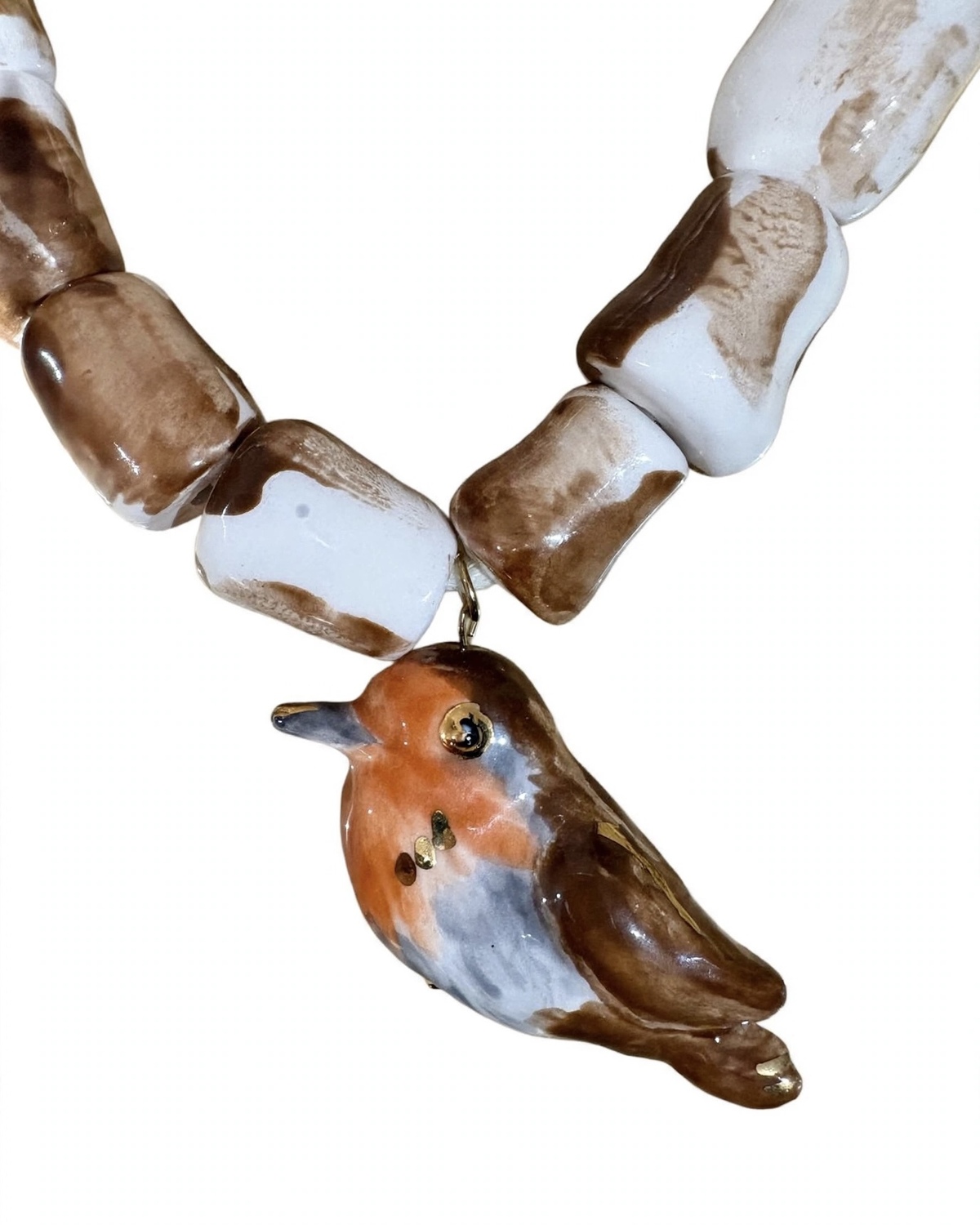 collar-ceramica-petirrojo-artesanal-eleven_pajaro